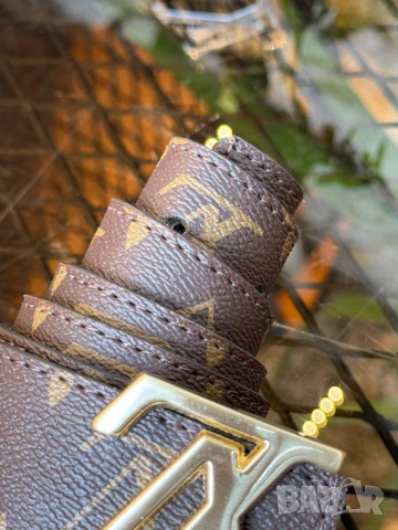 колани от естествена кожа в кутия louis vuitton balenciaga, снимка 8 - Колани - 50776390