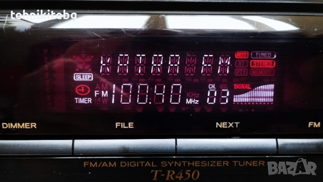 ⭐⭐⭐ TEAC T-R450 ⭐⭐⭐ Качествен и красив тунер с RDS/RT/PTY и 40 станции памет, снимка 4 - Други - 48458930