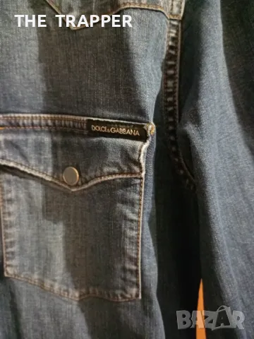 Dolce & Gabbanna, Долче Габана, дънкова риза , риза, снимка 2 - Ризи - 47885006