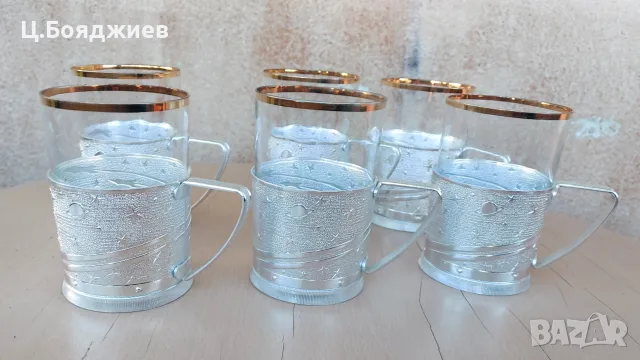 Руски сервиз за чай, снимка 2 - Сервизи - 55964065