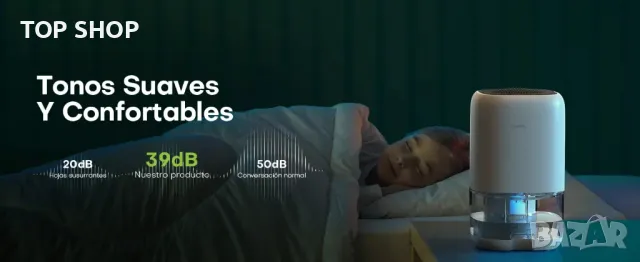 Влагоабсурбатор / Изсушител CONOPU 1000 мл с LED , снимка 16 - Овлажнители и пречистватели за въздух - 48805017