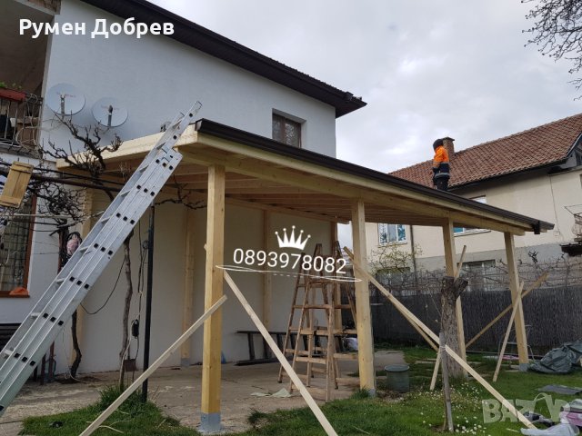 Дървени навеси в град пловдив, снимка 13 - Монтажи - 38744965