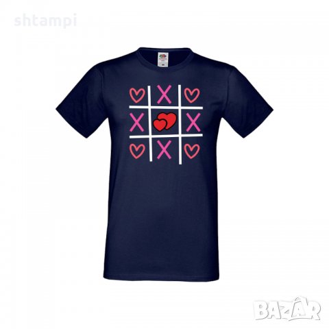 Мъжка тениска Свети Валентин Tic Tac Toe Love 2, снимка 7 - Тениски - 35716156