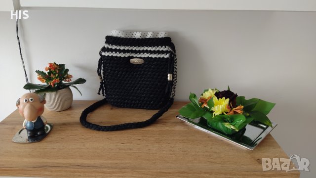 Дамски плетени чанти, луксозни, хендмейд с подплата и джоб, различни модели , снимка 7 - Чанти - 40479208