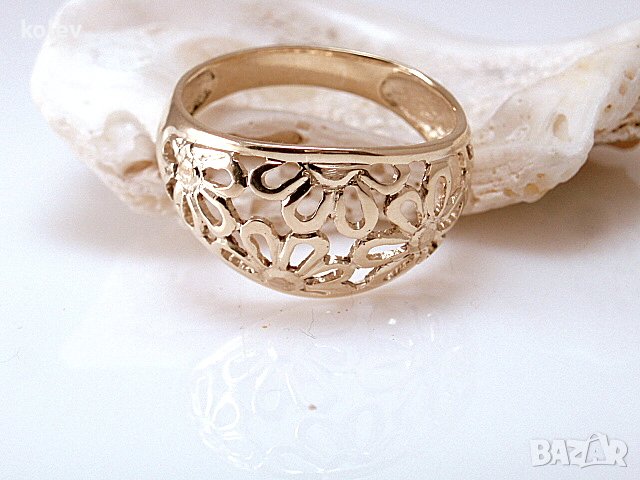 Златен пръстен МАРГАРИТИ 3.31 грама/размер №62-63, снимка 3 - Пръстени - 41586787
