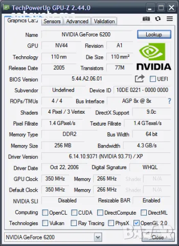 Видео карта NVidia GeForce Chaintech 6200A 256MB GDDR2 64bit AGP, снимка 8 - Видеокарти - 48098363