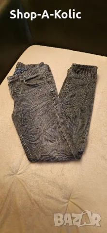 Original Rare Philipp Plein "Illegal Fight Club" Straight Cut Black Diamond Slim Fit Jeans, снимка 2 - Дънки - 47873131