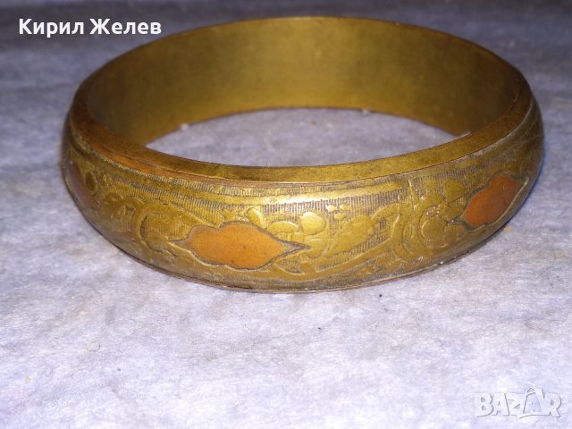 СТАРИННА ОРНАМЕНТИРАНА РЕТРО ГРИВНА от БРОНЗ и МЕД РЪЧНА МАЙСТОРСКА ИЗРАБОТКА 38314, снимка 9 - Антикварни и старинни предмети - 41096221