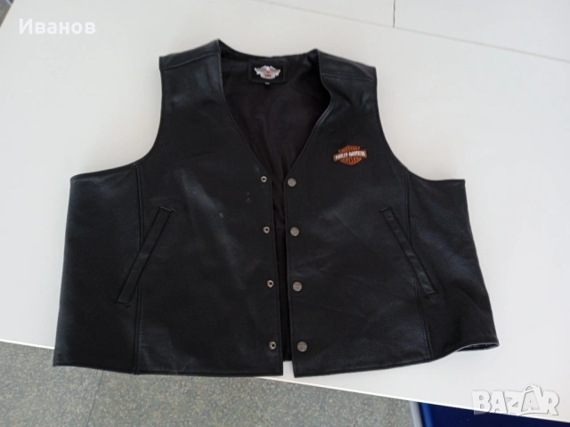 Кожен елек, елече Harley Davidson, 5xl, снимка 10 - Други - 53824210