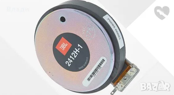 Трептяща система /шпула Diaphragm / за драйвер JBL2412Н-1, снимка 4 - Тонколони - 55843726