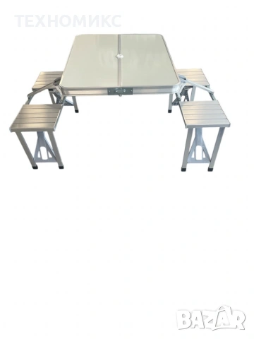 Сгъваем комплект за къмпинг - маса с 4 вградени стола, снимка 16 - Други стоки за дома - 53776671