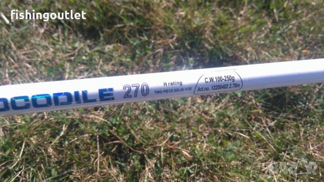 Плътна двуколенна въдица за сом и шаран с макара и влакно, снимка 4 - Въдици - 34399401