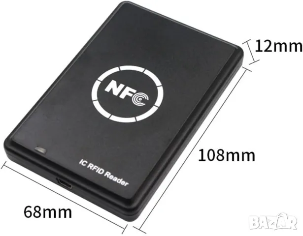 RFID NFC програматор за 13.56MHz криптирани чипове и карти, снимка 2 - Други - 48231575
