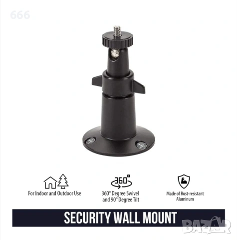 Комплект от 2 регулируеми стойки за охранителна камера, снимка 4 - Други стоки за дома - 53570038