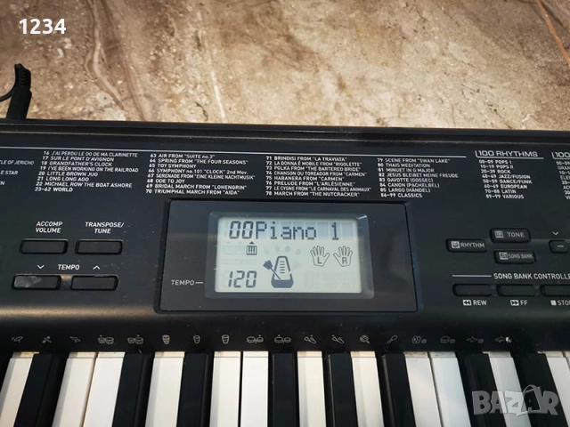 синтезатор клавир пиано CASIO CTK-1150 с 5 октави и плътни клавиши, снимка 6 - Синтезатори - 52058528