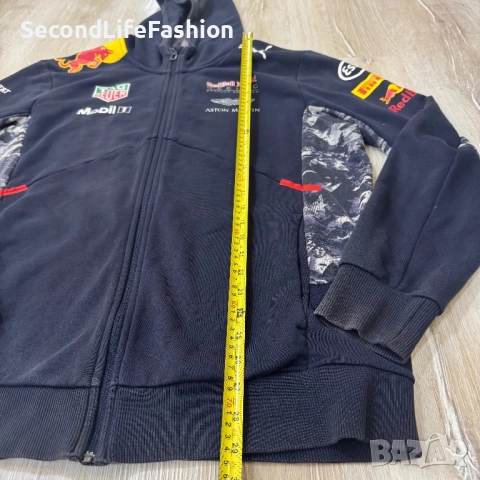 Мъжки суичър с качулка Puma Red Bull Racing Motorsport F1 Formula One 1 размер XL, снимка 4 - Якета - 52439836
