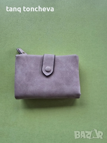 Светло розово меко портмоне