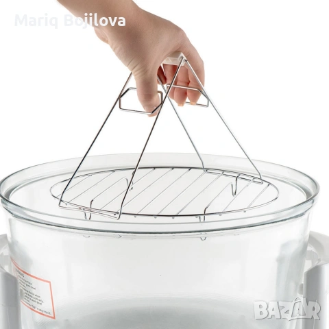 Комбинирана 2в1 халогенна фурна и еър фрайър MFC-1200,1400W,12 л., снимка 2 - Печки, фурни - 53302215