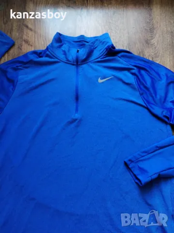 Nike Dri-FIT Element Top Half-Zip - страхотна мъжка блуза ХЛ КАТО НОВА, снимка 4 - Блузи - 49416032