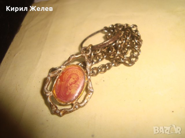 СТАРА ПРАВОСЛАВНА ИКОНКА с ВЕРИЖКА 74381, снимка 7 - Други ценни предмети - 33962748