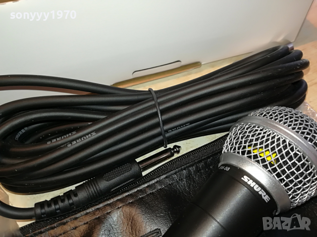 SHURE SM58 МИКРОФОН 2203220938, снимка 4 - Микрофони - 36190064