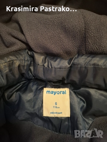 Детско зимно яке Майорал , снимка 2 - Детски якета и елеци - 52585877
