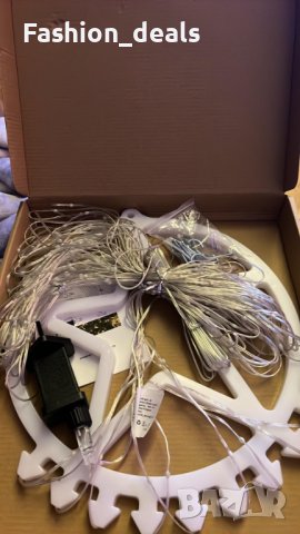 Нова Външна коледна украса Лампички Светлини двор Градина Дърво Елха, снимка 7 - Декорация за дома - 39512519