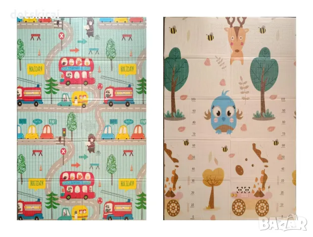 Детското сгъваемо двулицево килимче , снимка 2 - Други - 49825654