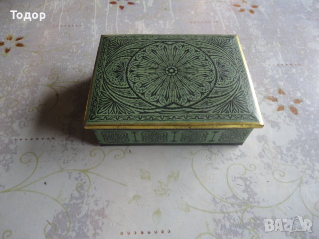 Старинна ламаринена тенекиена кутия 6, снимка 1 - Колекции - 40390410