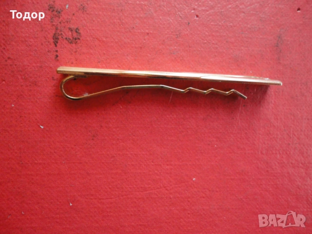 Луксозна позлатена игла щипка за вратовръзка 1, снимка 7 - Други - 53042983
