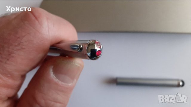 лазерна показалка професионална метална в метална кутия стабилна и истинска дълга с фенерче лед и , снимка 5 - Други - 35854379