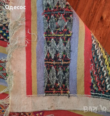 Уникален Марокански ръчно тъкан килим, снимка 9 - Антикварни и старинни предмети - 39152316