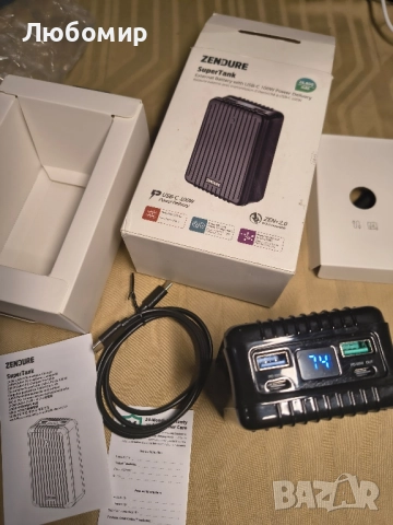Zendure 100W преносима външна батерия за лаптоп, 26800mAh USB-C порт с два USB-C порта (100W и , снимка 4 - Външни батерии - 51950603
