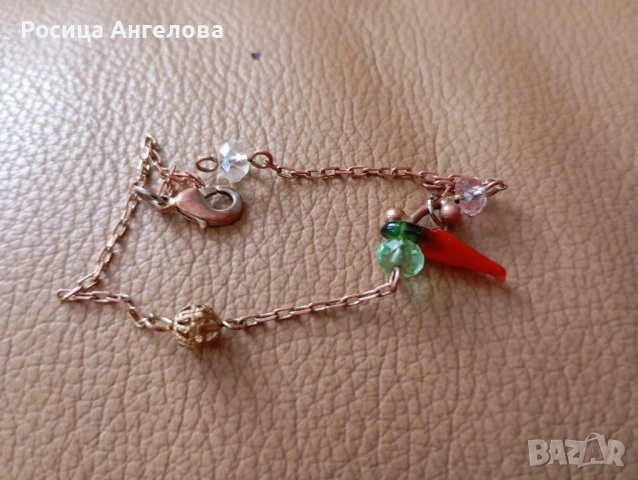 Винтидж дамска гривна ръчна изработка 