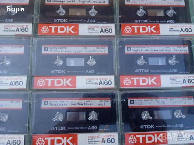 TDK A 60 Аудио касети, снимка 9 - Аудио касети - 35747687