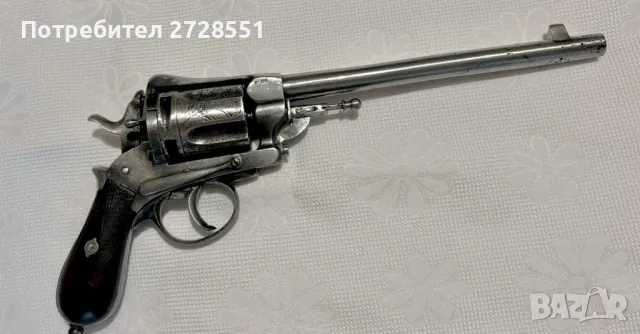 Австрийски револвер Гасер 1873 г. рядък модел, колекционерско оръжие, стар пищов, снимка 4 - Оборудване и аксесоари за оръжия - 49328683