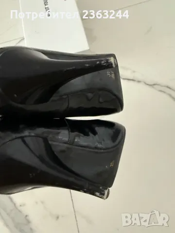 Лачени токчета, снимка 4 - Дамски обувки на ток - 49501556