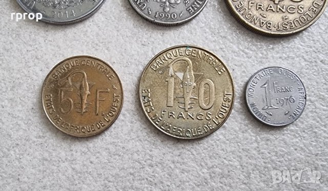 Западна Африка. 1 ,5 ,10 ,25, 50 и 100 франка . 6 бройки, снимка 4 - Нумизматика и бонистика - 42243228
