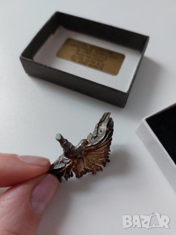 Антикварна ръчно изработена сребърна брожка , снимка 5 - Антикварни и старинни предмети - 44335934