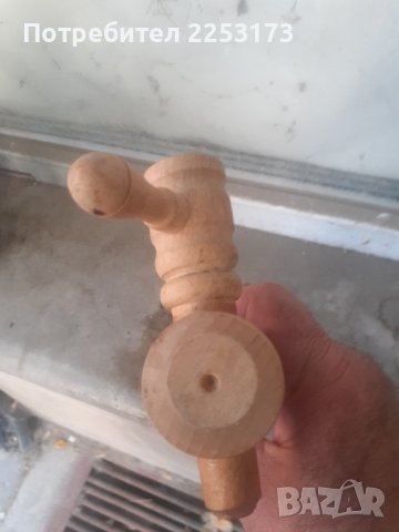 Дървена нова канелка, снимка 2 - Бидони, бурета и бъчви - 42044089