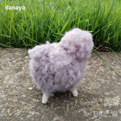 4616 Великденска декорация Пухено агънце, снимка 8 - Декорация за дома - 44835444