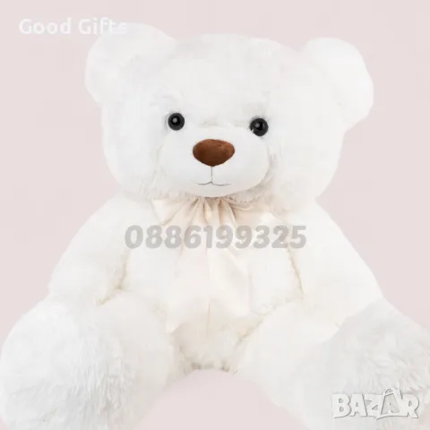 Голямо плюшено Мече, 100см Голям плюшен Мечок Розов/Бял, Голяма Мечка 
, снимка 5 - Плюшени играчки - 47618762