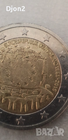 Евро Монета вижда се номинала, снимка 3 - Нумизматика и бонистика - 53243898