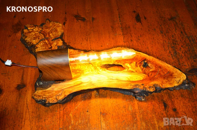 Страхотни дизайнерски лампи от маслиново дърво, снимка 7 - Лампи за таван - 50715242