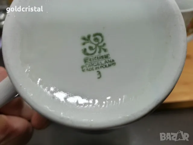 Стар полски порцелан чаши за чай , снимка 6 - Антикварни и старинни предмети - 49691225