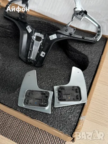 Декоративна лайсна / Пера за волан bmw g30 / g31 / Бленда БМВ, снимка 4 - Части - 50087344