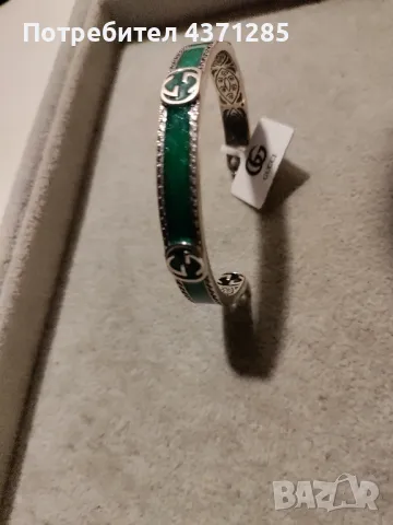 гривна stainless steel с Gucci мотиви, снимка 6 - Гривни - 48923277