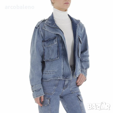 Дамско дънково яке , снимка 4 - Якета - 51396974