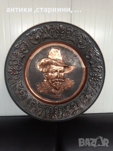 голяма медна релефна плоча на Peter Paul Rubens.НОВО!, снимка 1