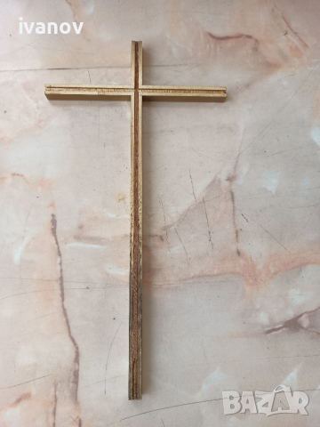 Масивен месингов кръст, снимка 6 - Други ценни предмети - 53758077